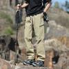 Pantalones de Trabajo de Estilo Americano Multibolsillos para Hombre, Talla Grande, Primavera y Otoño 2025 Nuevo Verano Delgados Casual Rectos para Senderismo al Aire Libre