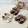 Zapatos para Niña Zapatos de Princesa Niña Pequeña Suela Blanda Dibujos Animados Encaje Zapatos Pequeños de Cuero 2026 Nuevo Estilo Zapatos Individuales para Niña Primavera y Otoño