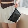 Bolsa de maquillaje de malla transparente, muy vendida en Amazon, bolsa de almacenamiento de malla transpirable, bolsa de aseo portátil de malla, conjunto de tres piezas