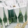 Cortinas decorativas de gasa para techo para casas de huéspedes, tragaluces, invernaderos, restaurantes, salones de belleza, creando un ambiente interior y proporcionando sombra
