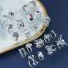 Joyería de Moda Transfronteriza Europea y Americana Nuevo Elegante Joyería para Damas Anillo de Corazón de Pica Retro Oscuro Accesorios para Anillos