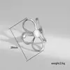 Anillo Abierto Minimalista Geométrico en Forma de S para Mujer, Simple y Sofisticado Acero Inoxidable Chapado en Oro de 18K, Anillo para Dedo Índice de Diseño de Nicho