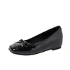 Zapatos de Mujer 2026 para Mujeres Petites con Aumento Interno de Altura, Zapatos Planos de Estilo Coreano con Lazo Rojo, Zapatos Casuales de Suela Baja