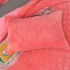 Um par de fronhas acolchoadas e espessas, uma para cama de solteiro, uma de tamanho padrão