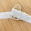 Bordado de Renda Acabamento de Renda de Algodão em Estoque Fabricante Roupa Infantil Decoração Lolita Renda de Linha de Algodão
