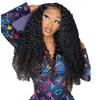 Comércio Exterior Transfronteiriço Peruca Moda Europeia e Americana Cor Vinho Tinto Renda Frontal Cabelo Cacheado Pequeno África Peruca Quente com Renda Frontal