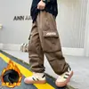 Z1101 de una pieza de terciopelo - principios de Yang niños 2023 otoño e invierno Nueva Moda overol tridimensional para niños