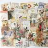 Yuezhen Memories Série Século Antigo Adesivos Adesivos para Caderno Material Decorativo Papel Papel de Fundo Retrô 400 Folhas