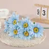 7 Manojos de Girasoles Flores Artificiales, Flores Falsas, Arreglos Florales para Bodas en Casa, Adornos al por Mayor, Decoraciones de Mesa para Exteriores, Flores