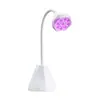 Lâmpada de fototerapia para armazenamento de unhas elétrica de mesa Lâmpada com sensor de cabeça de diamante Secagem rápida de cola de cozimento Nova ferramenta portátil dobrável para adesivos de unha
