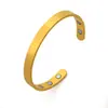 Pulsera Anillo Magnético de Cobre Rojo Antiguo Cepillado Ajustable Temu Aliexpress Amazon Europeo y Americano Listo para la Venta