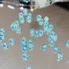 Nuevos Pendientes de Tachuela DIY de Zirconia Brillante con Forma de Medusa de Agua de Colores, Tendencia en Xiaohongshu
