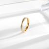 Anillo de Acero de Titanio con Seis Diamantes y Concha Blanca Estilo Japonés y Coreano Simple Elegante Diseño de Nicho para Mujer Anillo con Sentido Avanzado Joyería Versátil para Celebridades de Internet