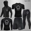 Roupa Esportiva Transfronteiriça Roupa de Treino Roupa de Secagem Rápida Outono e Inverno Ao Ar Livre Corrida Matinal Atletismo Ciclismo Corrida Roupa de Fitness