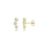 Pendientes Hipoalergénicos de Aguja de Plata S925 Set de Pendientes de Amazon Pendientes Populares Europeos y Americanos Oro Plata