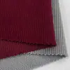 380 Algodão Europeu Felpudo Primavera e Outono Espesso Malha de Poliéster-Elastano Tecido Listrado Moletom Calça Casual Tecido de Travesseiro Chapéu