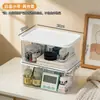 Caja de Almacenamiento de Escritorio Apilable BNBS para Papelería y Artículos Varios del Hogar, Organizador para Tocador de Maquillaje y Cuidado de la Piel