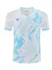 Nueva Camiseta de Bádminton Victory para Hombres y Mujeres, Camiseta de Entrenamiento de Competición de Manga Corta, Camiseta Transpirable de Secado Rápido para Niños con Estampado
