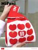 Regalo de Acompañamiento para Boda de Año Nuevo Bolso Tejido Rojo Festivo Bolso de Mano para Boda Bolsa Portátil para Dulces Boda Feliz