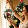 Calcetines Navideños Transfronterizos PT-TYU312 Etiqueta de Rompecabezas Acrílica Atmósfera Festiva Adorno para Colgar en la Ventana