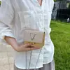 Outono de 2026 Nova Moda Estilo Coreano Bolsa Transversal Design de Nicho Bolsa de Ombro Único Bolsa Feminina Casual Chique Pequena Bolsa Quadrada