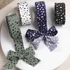 Fita de gorgurão dupla face fosca estilo coreano com bolinhas onduladas pequenas para laços DIY, acessórios de cabelo infantis, flor, embalagem para presente, material de embalagem de ponto