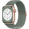 Adequado para iWatch Pulseira de Relógio Fivela Deslizante Pulseira Apple Watch Pulseira de Relógio Trançada de Nylon Ajustável Estilo Esportivo