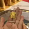 Oro Puro 999 Pegatina de Teléfono de Oro Pieza de Oro Princesa Por Favor Hazte Rico Día a Día Dios de la Riqueza Gato de la Suerte