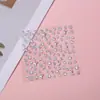 Pegatinas 3D Estéreo de Moño de Dibujos Animados de Niña con Piedras Preciosas Autoadhesivas para Niños, Pegatinas de Recompensa para Manualidades Infantiles y Jardín de Infancia