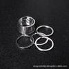 Los fabricantes suministran llaveros de acero inoxidable, anillos de resorte, anillos planos, llaveros de metal, accesorios para llaveros.