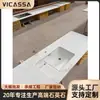 Losa de cuarzo blanco artificial sin silicona para encimeras de baño, piedra artificial para encimeras de cocina, barras de bar y mesas de comedor