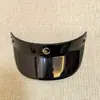 Capacete de Moto Retrô com Aba Estilo Três Botões Capacete Meio Capacete Universal para Veículo Elétrico com Viseira de Proteção contra Chuva e Sol
