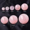 Ornamentos de Esfera de Cristal Rosa Natural para Casa Sala de Estar Entrada Ornamentos de Esfera Feng Shui Matriz de Sete Estrelas Fábrica de Cristal Donghai Atacado