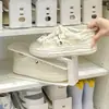 Zapatero de Almacenamiento, Zapatero Doméstico, Divisor Retráctil por Capas, Zapatero Colgante para Pantuflas de Cocina, Herramienta Mágica para Ahorrar Espacio