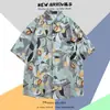 Camisa de Manga Corta Estampada Hawaiana para Hombre Verano Viajes Vacaciones en la Costa Playa Camisa de Hombre Holgada Fantasía Top