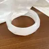 Pulsera Redonda Iridiscente de Resina Holiday en Roma Estilo Vacaciones en la Costa Lujo Ligero Joyería de Alta Gama para Mujer