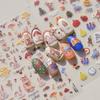 Tomoni finas y resistentes pegatinas para uñas populares lindas pegatinas para uñas fábrica al por mayor japonés otoño Maillard 3427