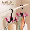 Gancho giratorio de seis garras, perchero multifuncional para el hogar, almacenamiento simple para ropa interior y camisolas, gancho giratorio de 360 grados para abrigos y sombreros