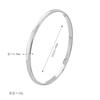 Nuevo Estilo Simple Anillo Lam Brillante Pulsera Estilo Antiguo Dorado Moda Combinable Elegante Diseño Nicho Pulsera Acero Titanio para Mujer