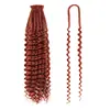 Peluca de Fieltro de Doble Extremo Estilo Europeo y Americano de 24 Pulgadas Trenzas de Ganchillo Hechas a Mano Extensiones de Cabello de Fibra Sintética de Baja Temperatura de un Solo Hilo Trenzas Profundas