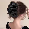 Nuevo Pasador de Pelo con Lazo de Burbujas Grandes para Volumen, Pasador de Moño Esponjoso Estilo Coreano, Pinza de Tiburón Accesorio para el Cabello