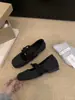 Zapatos estilo Mary Jane de tweed con plataforma interior, con lazo y forro de felpa para abrigar, nuevo modelo 2025