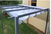 Cenador Exterior Enrejado para Uvas Aleación de Aluminio Jardín Patio Planta Trepadora Toldo de Aluminio Tienda de Exterior Impermeable Estilo Pastoral