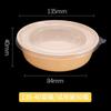 Tazón Desechable para Empaque de Polvo de Hielo, Tazón Pequeño de Plástico PP, Tazón para Cocinar al Vapor de Comida Rápida, Caja para Llevar Comida, Caja de Empaque Engrosada