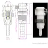 Conector Rápido Tipo CPC Conector de Púa Conector Rápido de Plástico Conector de Inyección de Agua Conector para Instrumentos de Belleza