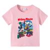 Venda por atacado algodão crianças desenhos animados t-shirt verão manga curta bonito meninos 'top meninos verão meia manga bebê roupas infantis