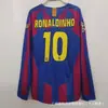 Ventas Directas de Fábrica de Camisetas de Fútbol Deportivas Retro de Manga Larga del Manchester United y Barcelona de Local y Visitante Transfronterizas con Diseños Impresos al por Mayor