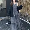 Cárdigan Suéter Suelto para Mujer Tallas Grandes, Nuevo Conjunto de Vestido Chaleco Adelgazante de Moda para Otoño e Invierno 2026
