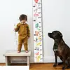 Regla de altura para niños de estilo nórdico, pintura decorativa, detección de altura, pintura colgante, medición creativa de la altura del estudiante, pasta para bebés