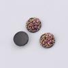 10mm yeso fondo plano resina diamante mineral cristal racimo cóncavo-convexo accesorios de joyería parche de joyería DIY en stock